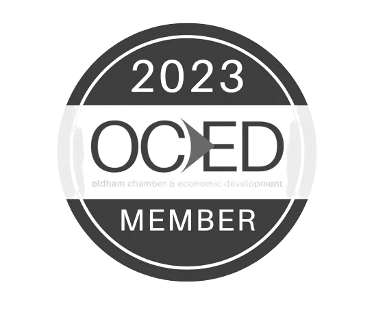 Oldham County Chamber & Economic Development badge for 2023
