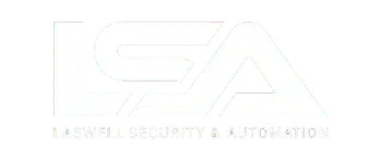 Laswell Security & Automation logo white